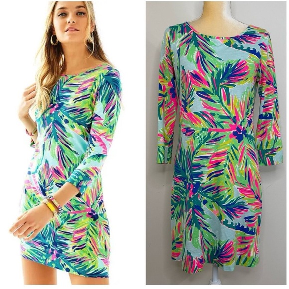 Lilly Pulitzer Pink and Green Coverup Dress - Picture 2 of 7